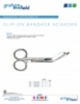 Product Sheet - Clip-on bandage scissors